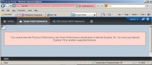 IE8 Support Removed for Dashboard